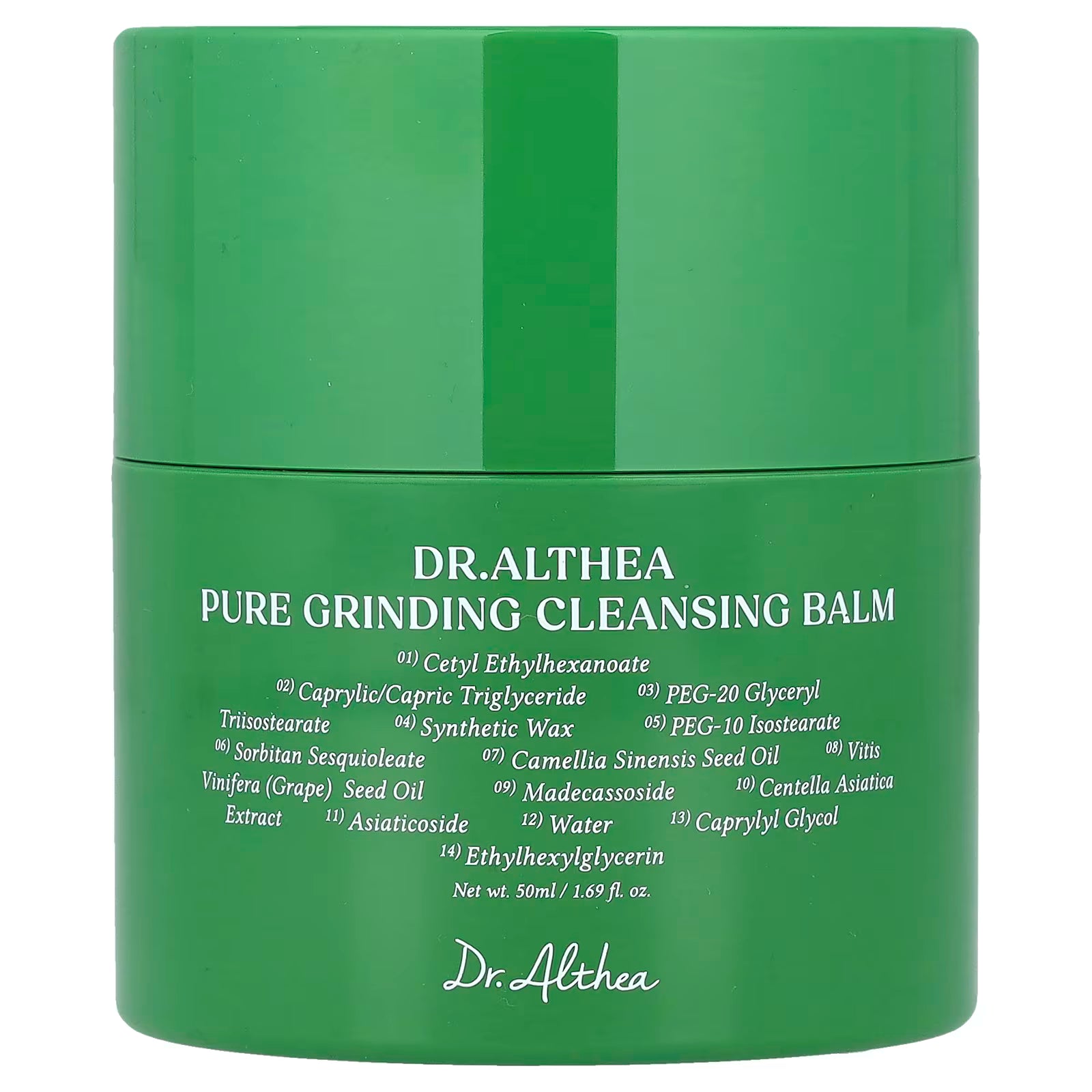 Dr. Althea Pure Grinding Cleansing Balm 50ml jar with grinding dispenser