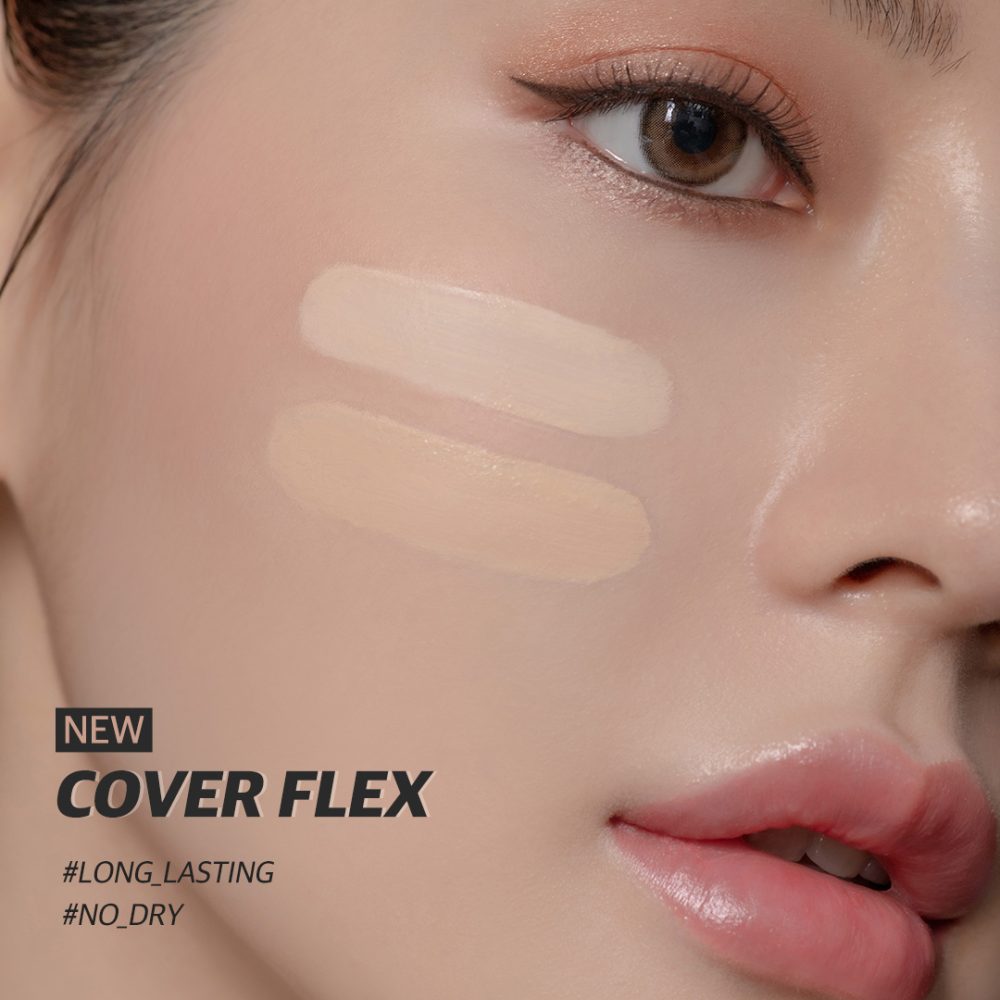 Foundation BOM Cover Flex Cushion SPF50+ PA+++ color 23N Beige - Koreancare