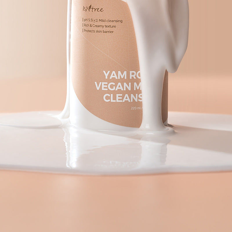 Vegan cleansing milk for the face Isntree Yam Root Vegan Milk Cleanser - Koreancare