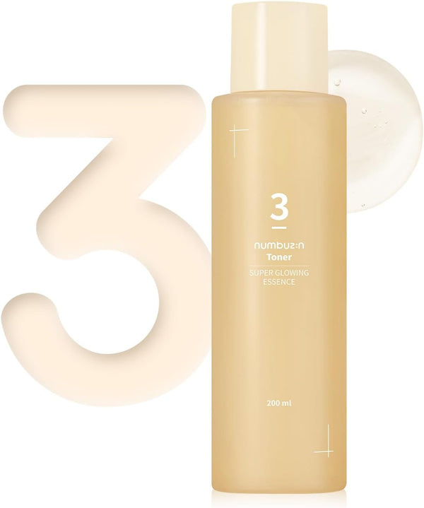 Τονωτικό με ένζυμα και νιασιναμίδη Numbuzin No.3 Super Glowing Essence Toner 200ml