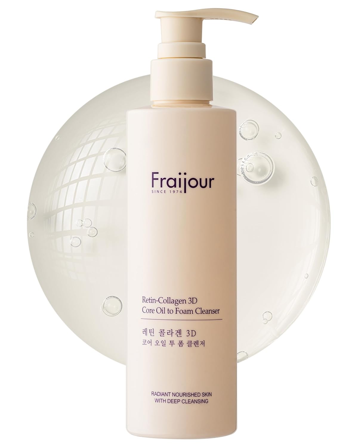 Fraijour Retin-Collagen 3D Core Oil to Foam Cleanser 210ml - Koreancare