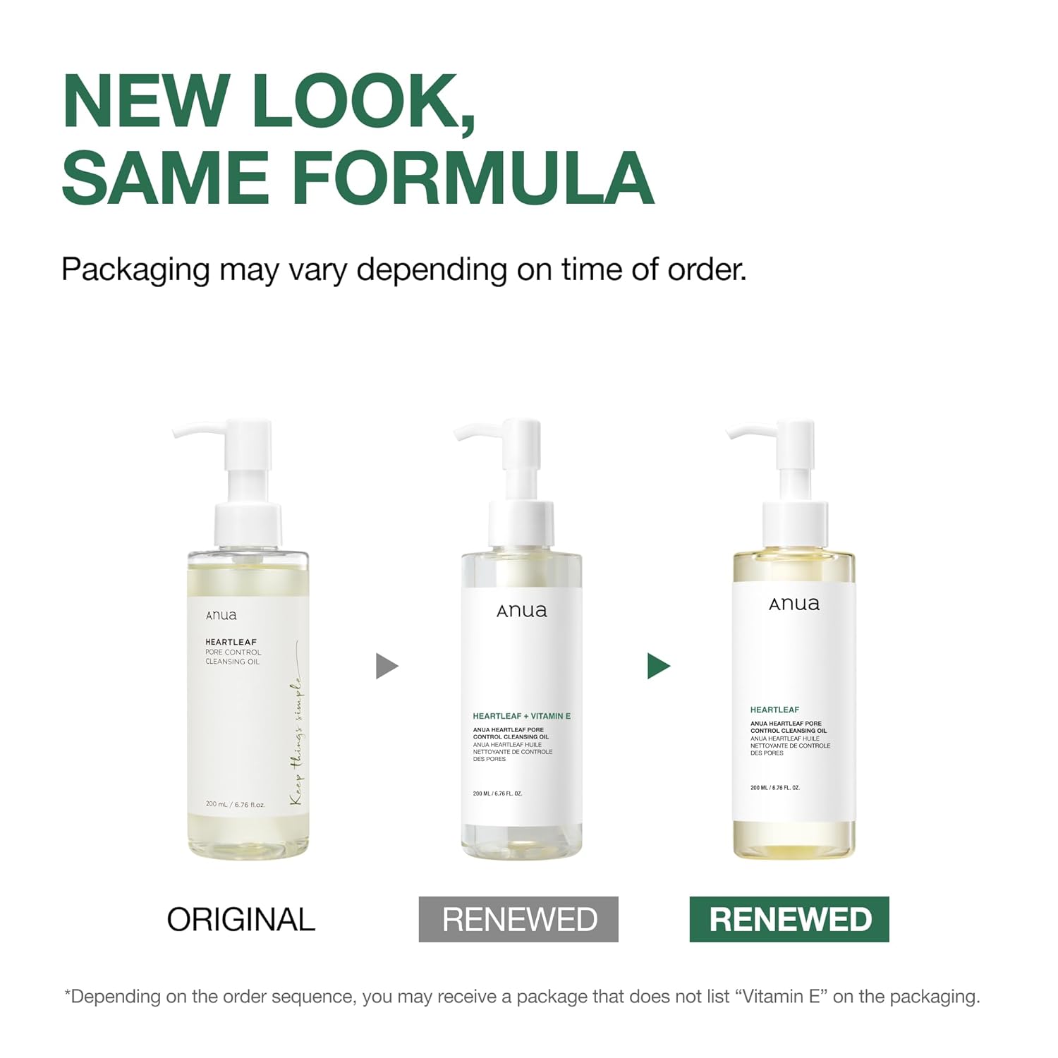 Anua Heartleaf Pore Control Cleansing Oil bottle packaging