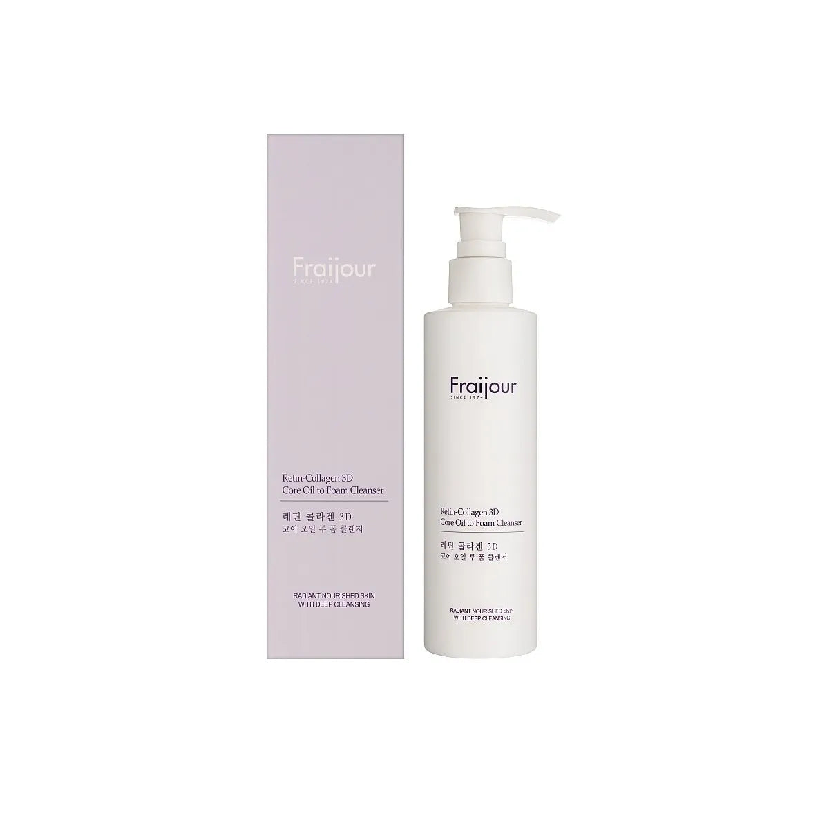 Fraijour Retin-Collagen 3D Core Oil to Foam Cleanser 210ml - Koreancare