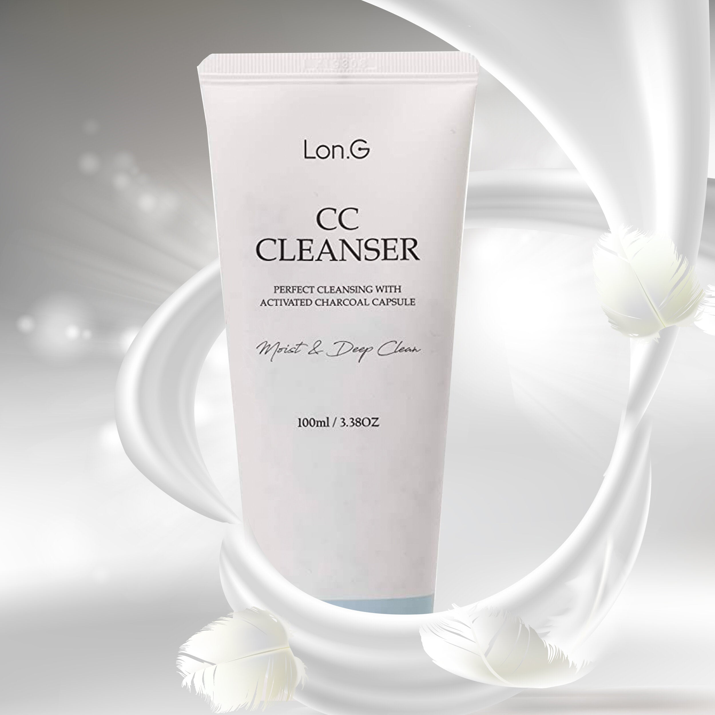 Facial cleansing gel with active carbon capsules Lon,G CC CLEANSER - Koreancare