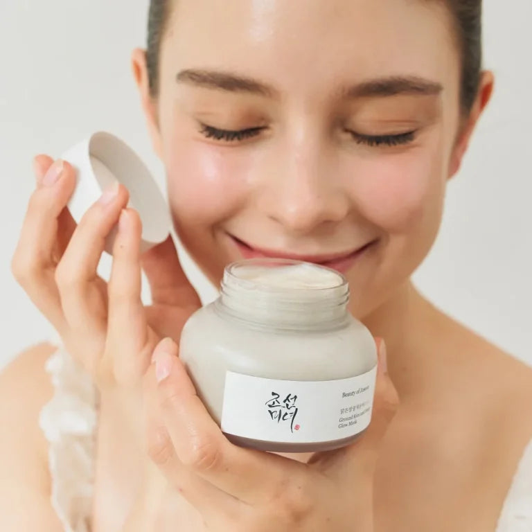 Face mask with rice and honey beauty of Joseon Ground Rice and Honey Glow Mask - Koreancare