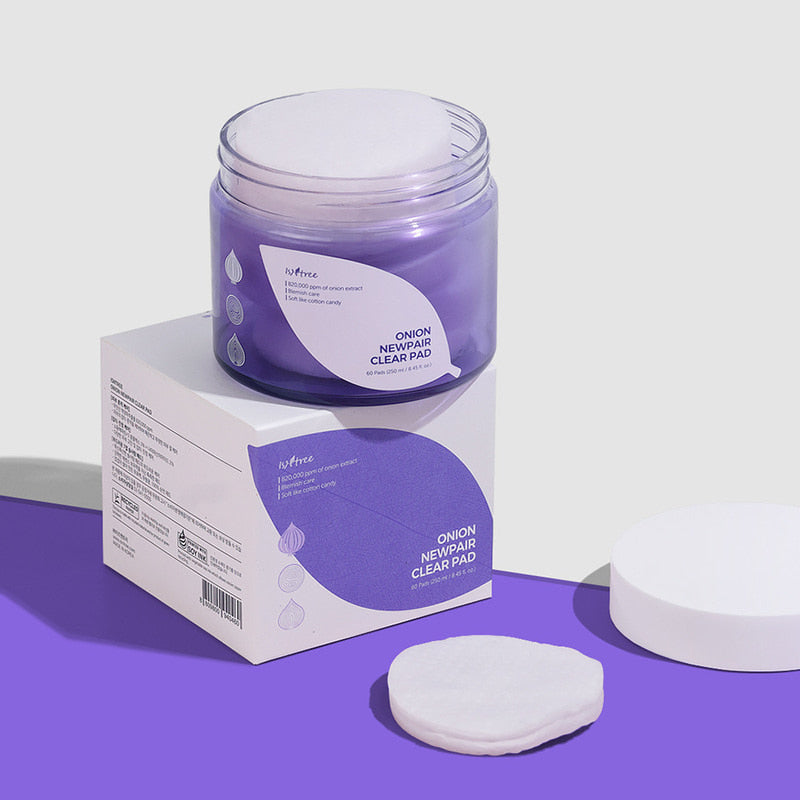 Cleansing pads for face Isntree Onion Newpair Clear Pad (60 pcs.) - Koreancare