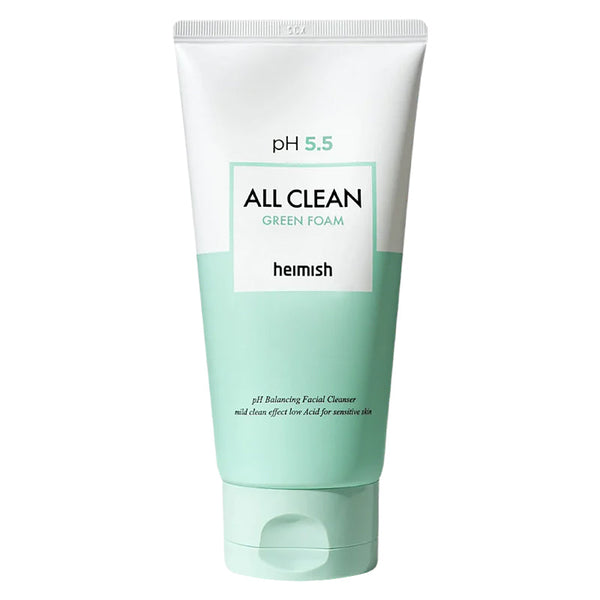 Απαλός αφρός καθαρισμού Heimish pH 5.5 All Clean Green Foam 150ml
