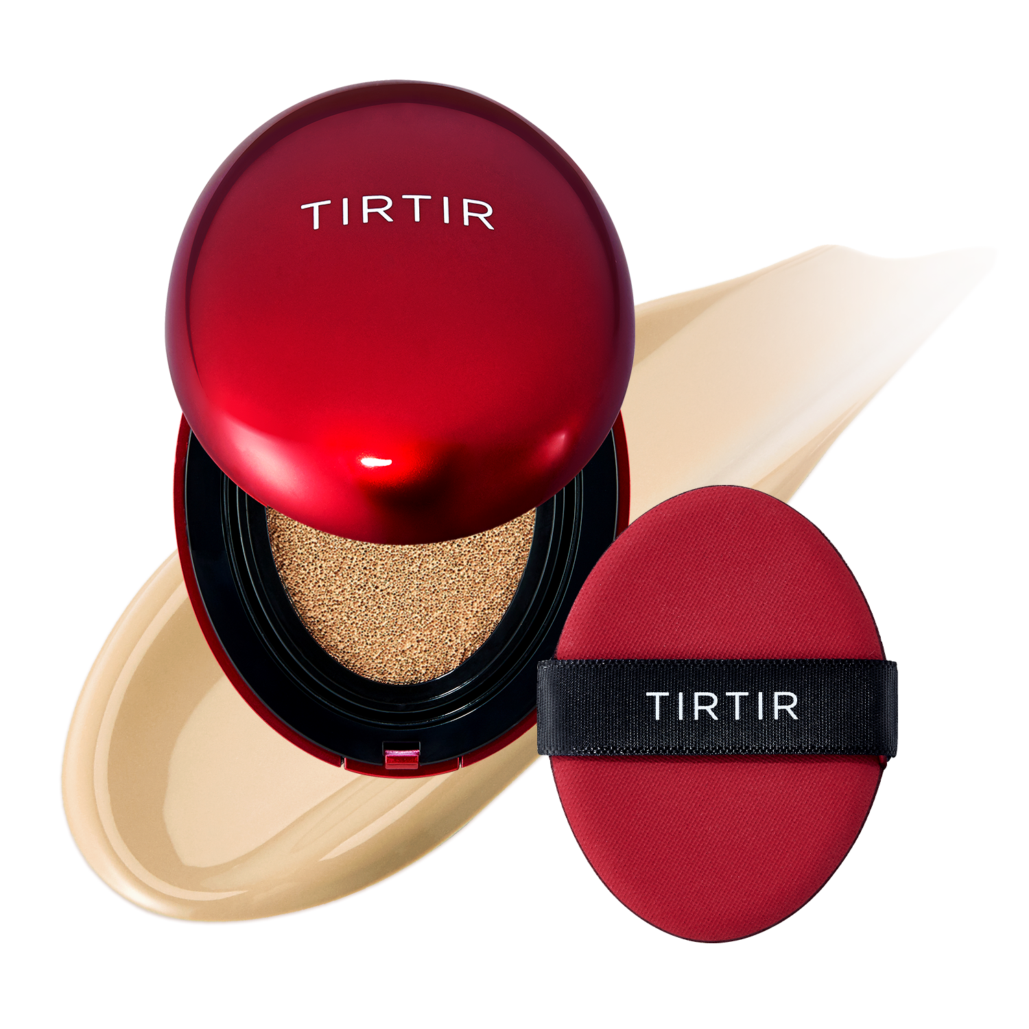 Brightening face powder with high coverage TIRTIR Mask Fit Red Cushion Foundation - Koreancare
