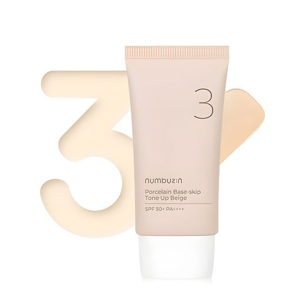 Αντηλιακή κρέμα Numbuzin Porcelain Base-skip Tone Up Beige 50ml