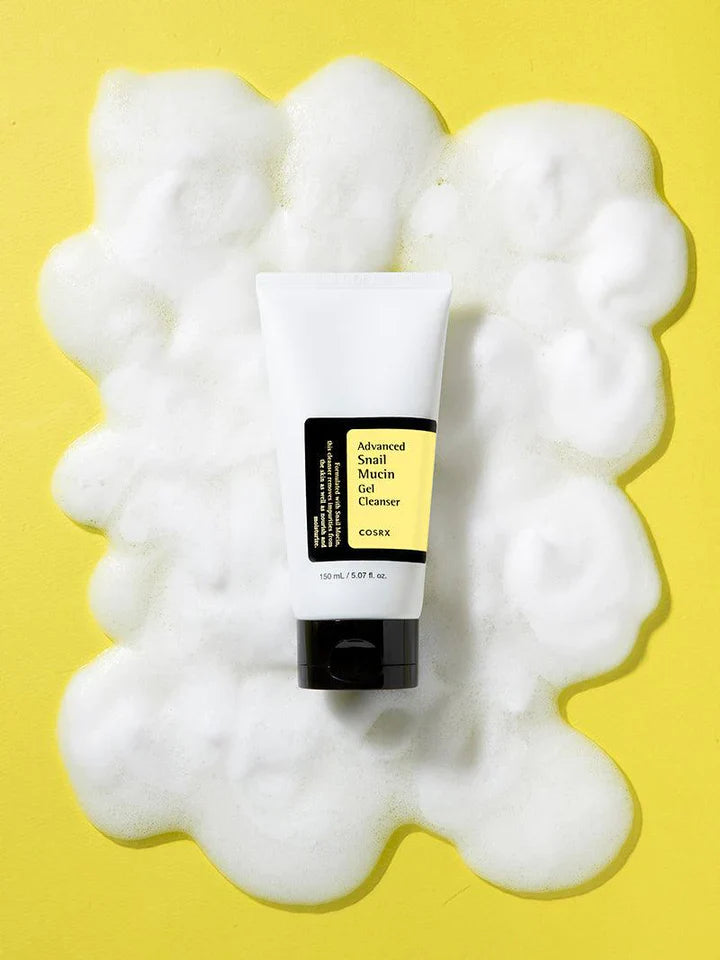 Facial cleansing gel with snail mucin COSRX Advanced Snail Mucin Gel Cleanser - Koreancare
