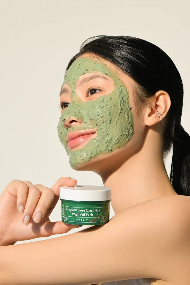 AXIS-Y Mugwort Pore Clarifying Wash Off Pack - Koreancare