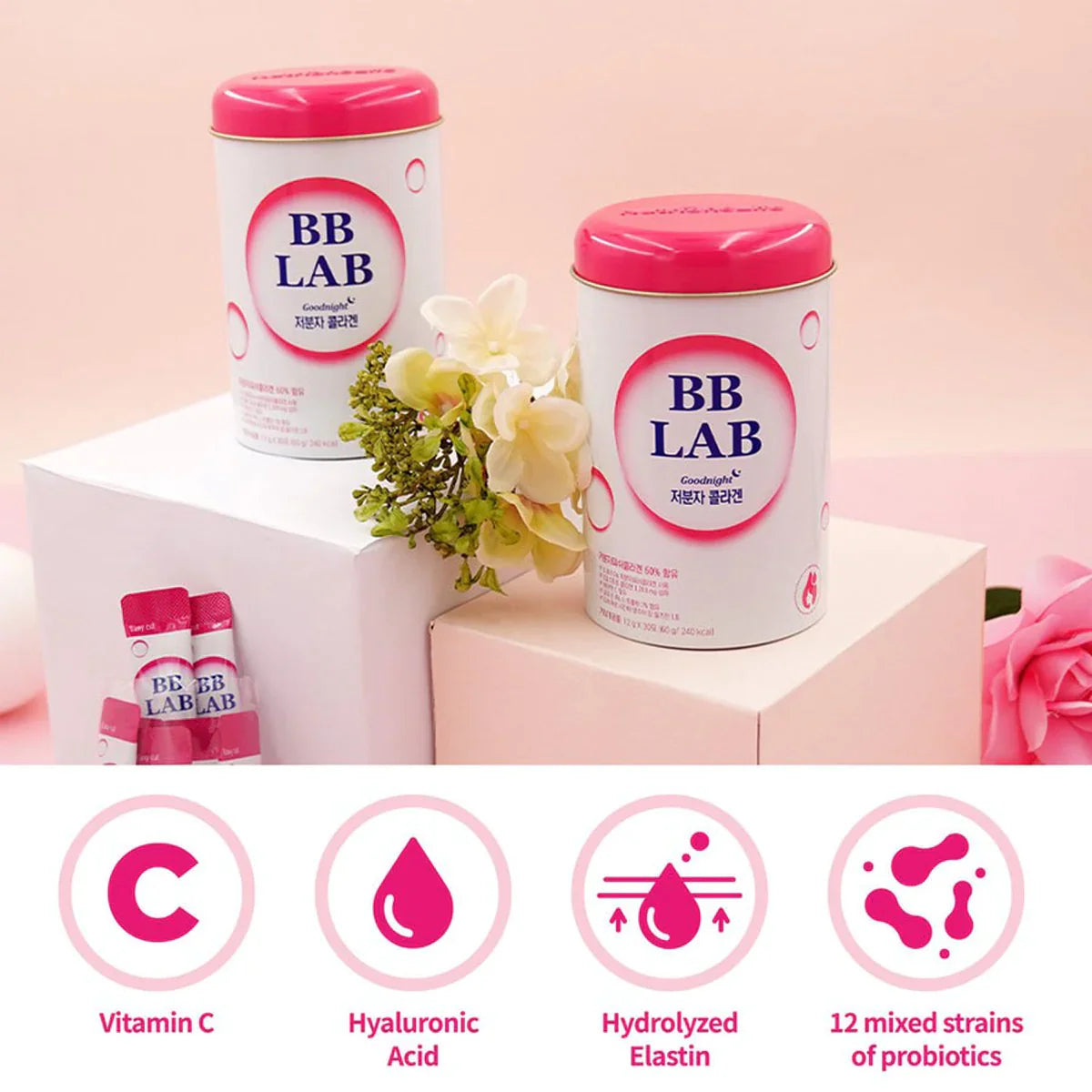 BB Lab Good Night Collagen low molecular marine collagen powder pack