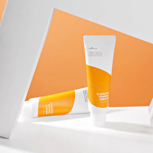 Brightening face cream for dark spots and acne scars Isntree C-Niacin Toning Cream - Koreancare
