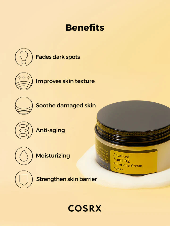 COSRX Advanced Snail 92 All In One Cream - Koreancare