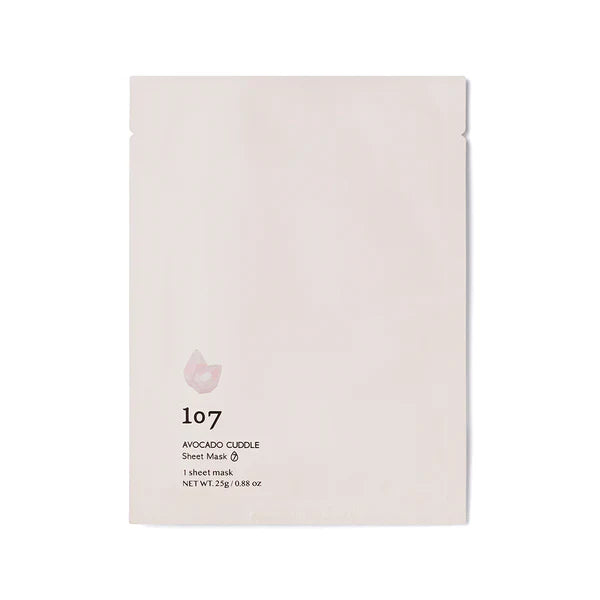 ONEOSEVEN 107 AVOCADO CUDDLE Sheet Mask Μάσκα 30g