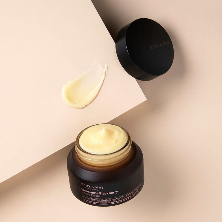 Face cream with blackberries and idebenone Mary&May Idebenone Blackberry Intense cream - Koreancare