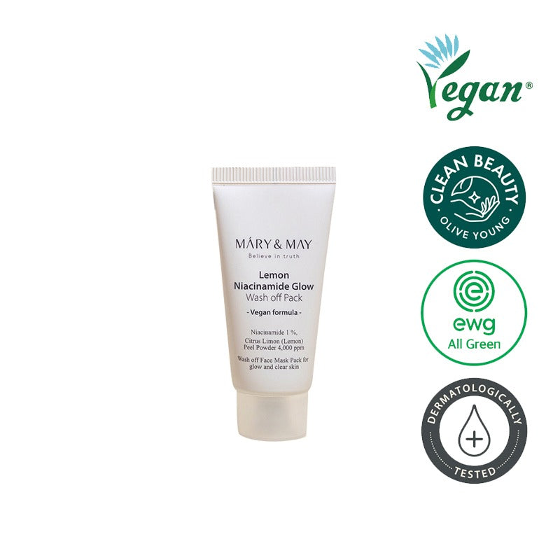 Mary&May Lemon Niacinamide Glow Wash off Pack 30g - Koreancare
