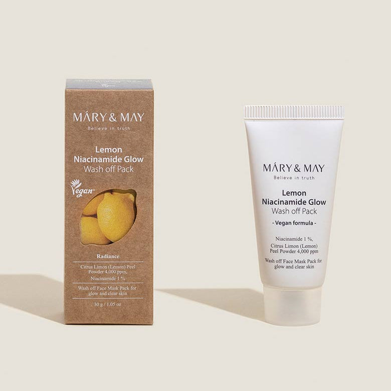 Mary&May Lemon Niacinamide Glow Wash off Pack 30g - Koreancare