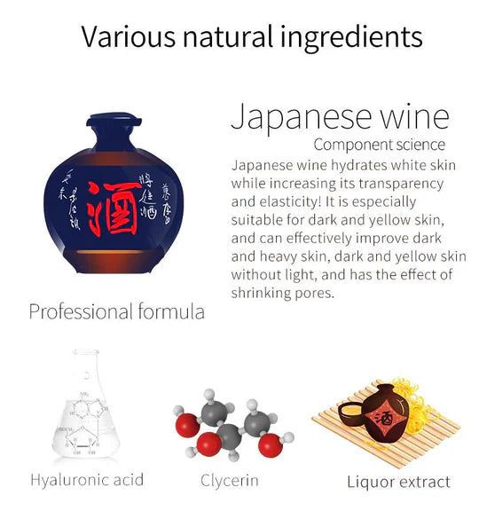 Mitomo sake extract hydrating face sheet mask product image