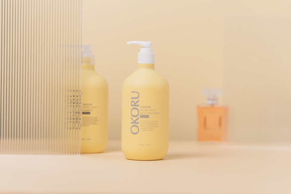 OKORU Silky Hair Treatment Coco fragrance notes graphic