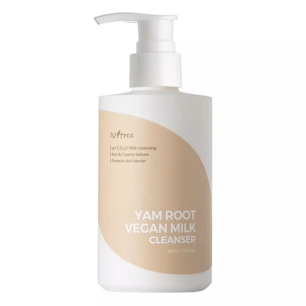 Βεγανικό γαλάκτωμα καθαρισμού προσώπου Isntree Yam Root Vegan Milk Cleanser 220ml