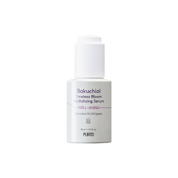 Face serum with bakuchiol PURITO Bakuchiol Timeless Bloom Revitalizing Serum - Koreancare
