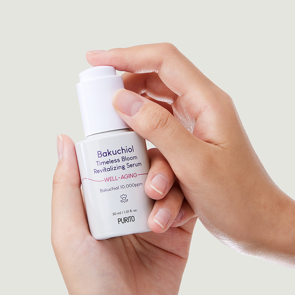 Face serum with bakuchiol PURITO Bakuchiol Timeless Bloom Revitalizing Serum - Koreancare