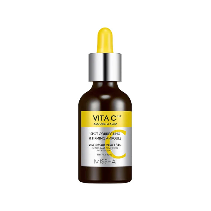 Αμπούλα προσώπου με βιταμίνη C Plus Spot Correcting Firming Ampoule Missha