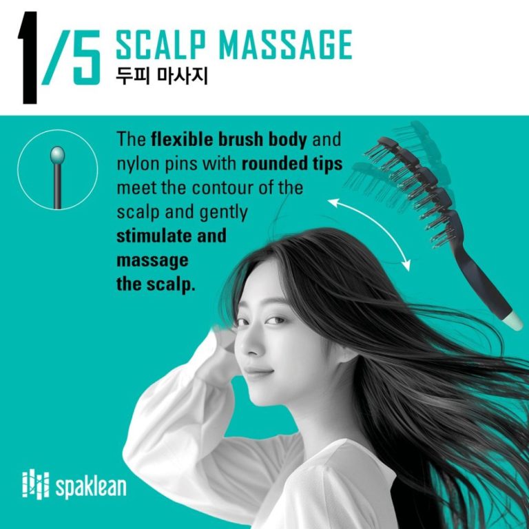 Hair brush SpaKlean AMAZING FLEX BRUSH - Koreancare