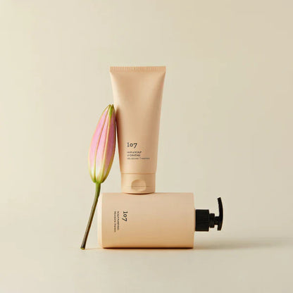 107 Nourish &amp; Hydrate Haircare Set with Scalp Purifying Microbiome Shampoo and Hydrating Microbiome Treatment