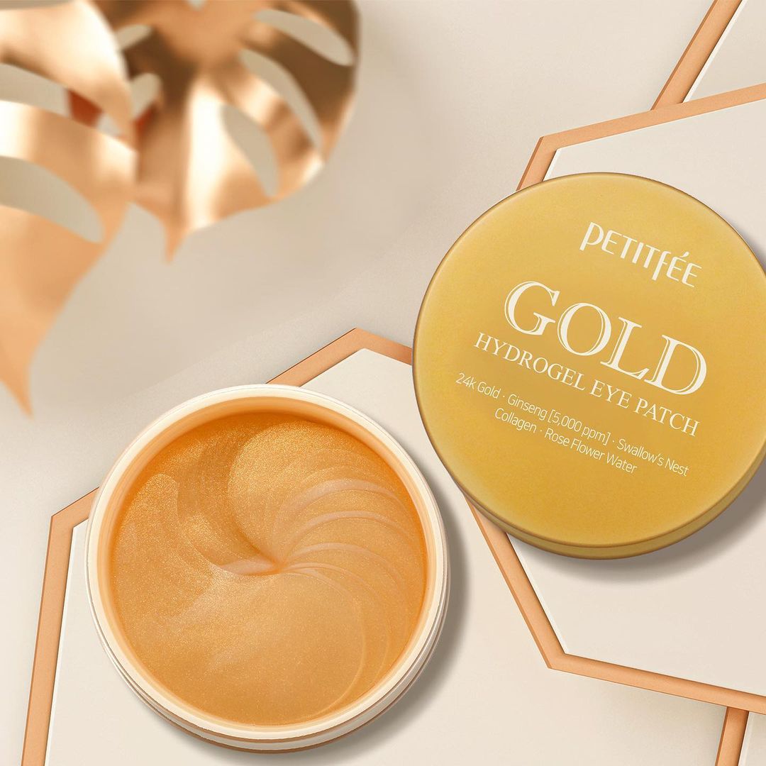 Hydrogel eye patches with gold Petitfee Gold Hydrogel Eye Patch - Koreancare