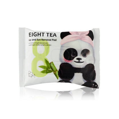 Makeup remover pads - 30pcs BOM Eight Tea Lip and Eye Remover Pad - Koreancare