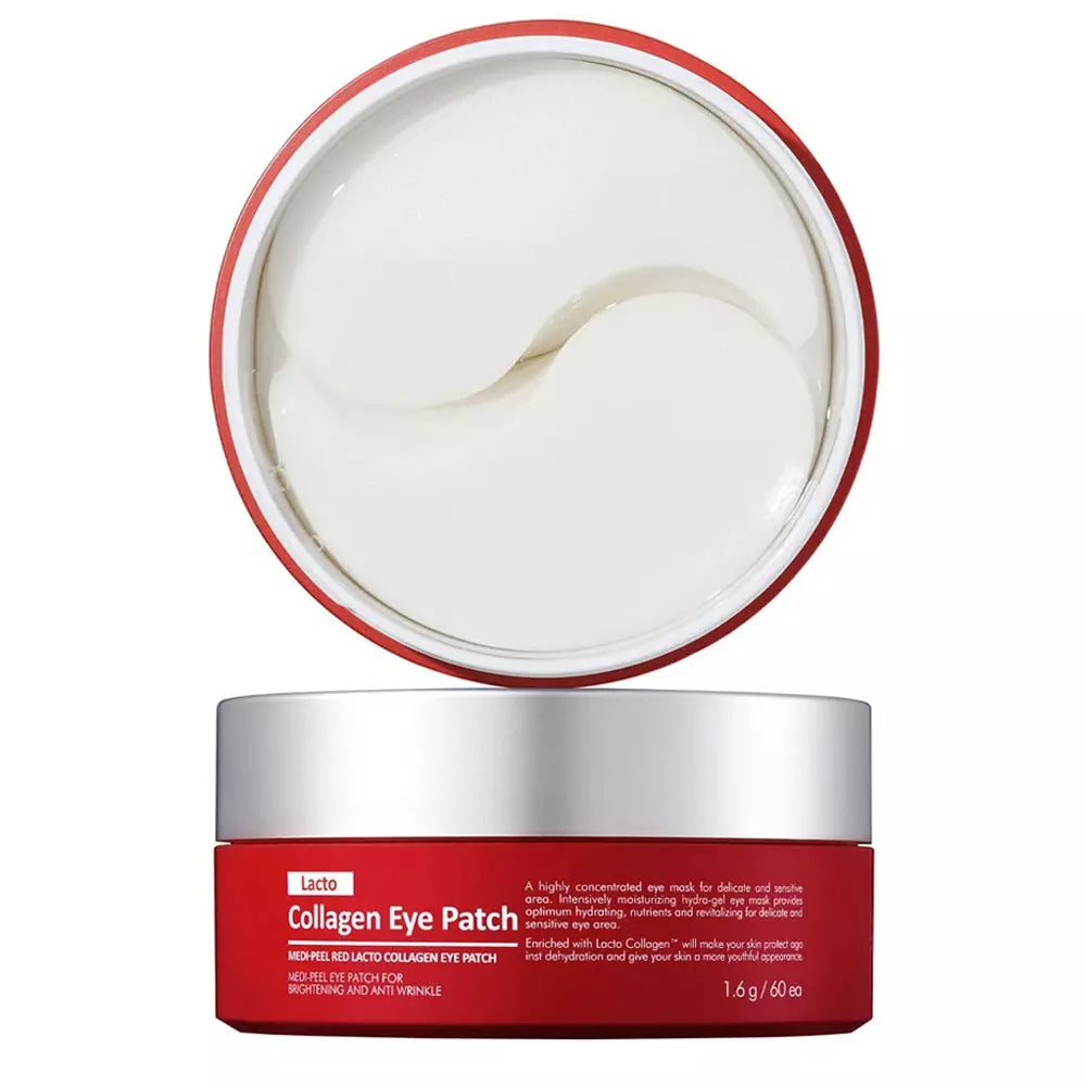 Medi-Peel Red Lacto Collagen Eye Patch hydrogel under-eye patches product packaging