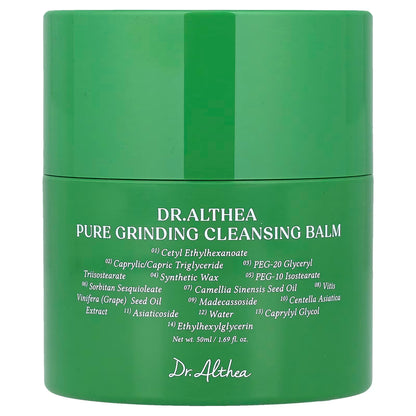 Dr. Althea Pure Grinding Cleansing Balm 50ml jar with grinding dispenser