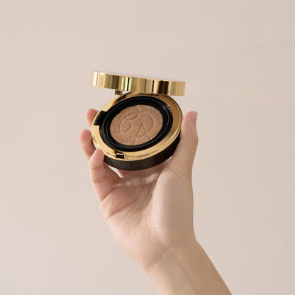Foundation BOM Cover Flex Cushion SPF50+ PA+++ color 21N Ivory - Koreancare