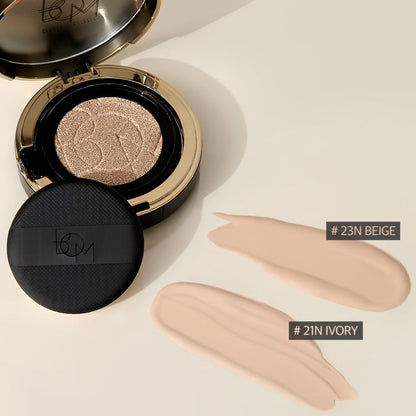 Foundation BOM Cover Flex Cushion SPF50+ PA+++ color 23N Beige - Koreancare