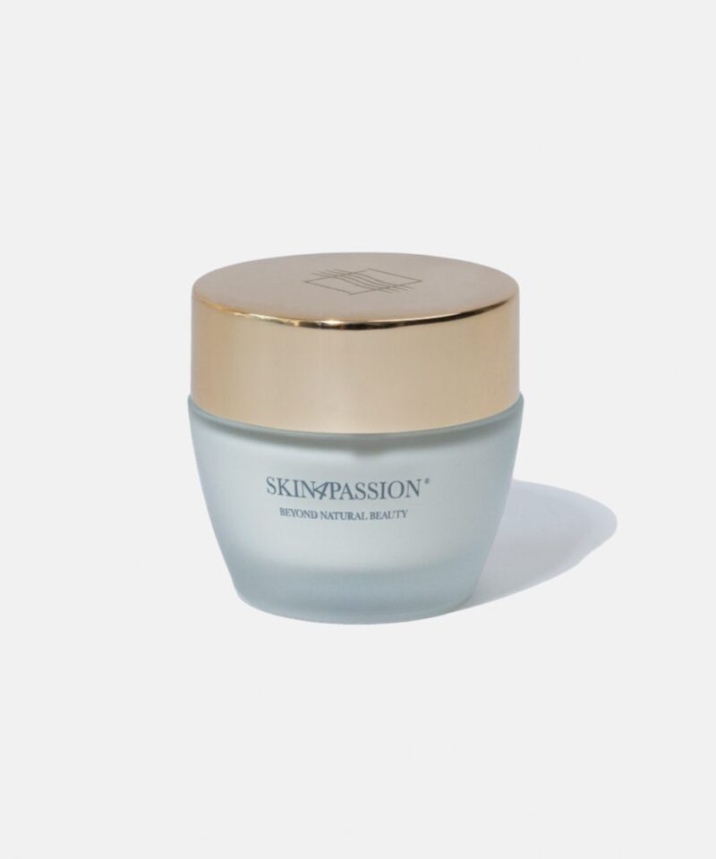 SKIN4PASSION 24h hydroxytyrosol face cream jar, front view