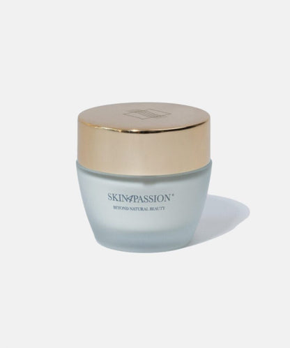 SKIN4PASSION 24h hydroxytyrosol face cream jar, front view