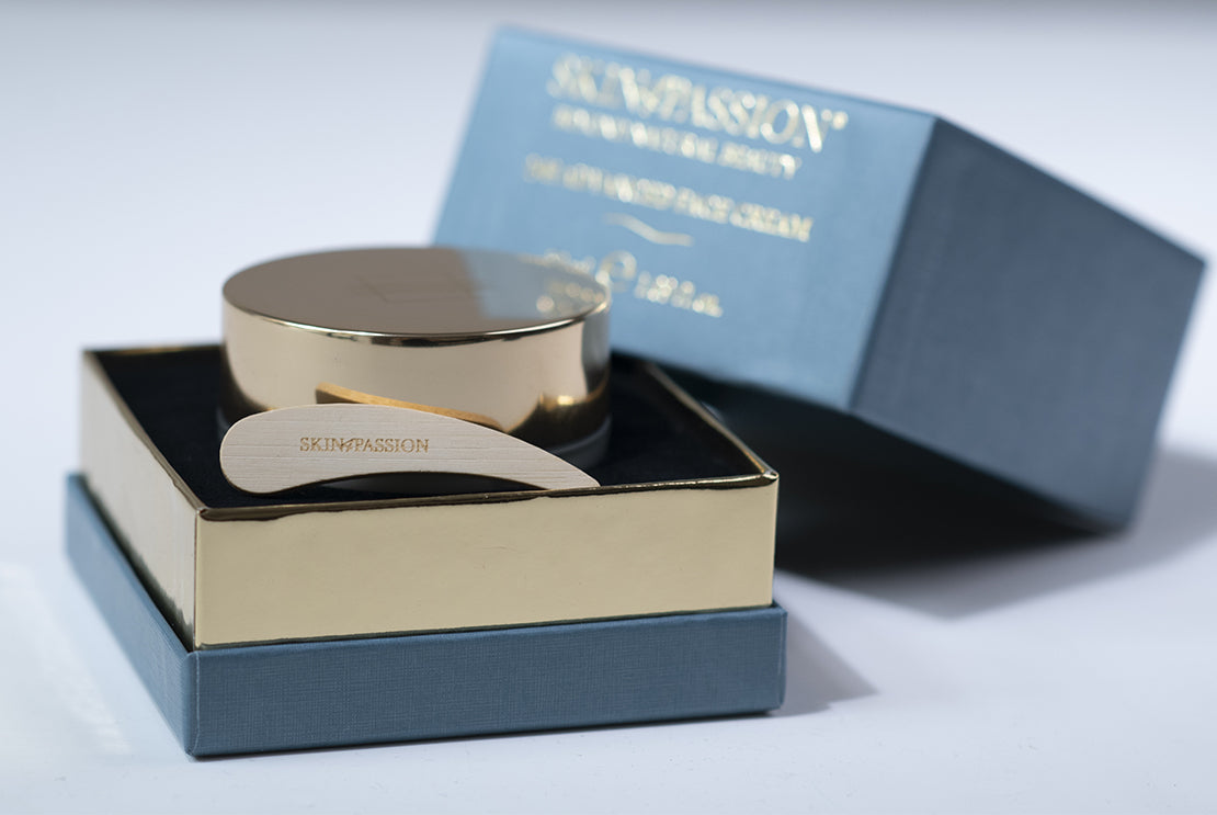 SKIN4PASSION 24h face cream with hydroxytyrosol product packaging