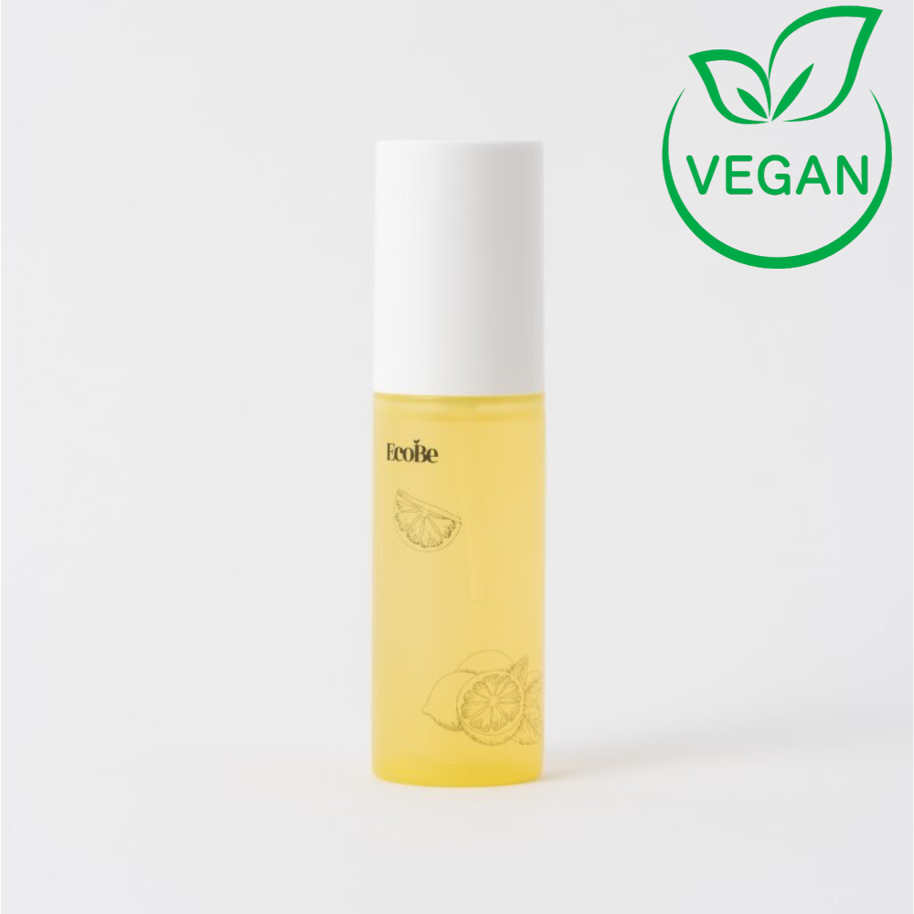 EcoBe Vitamin C Serum bottle, front view