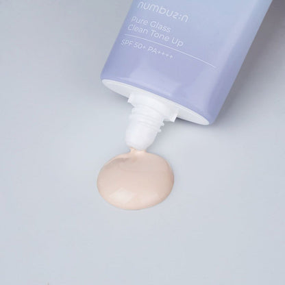 Toning sunscreen Numbuzin No,1 Pure Glass Clean Tone Up - Koreancare