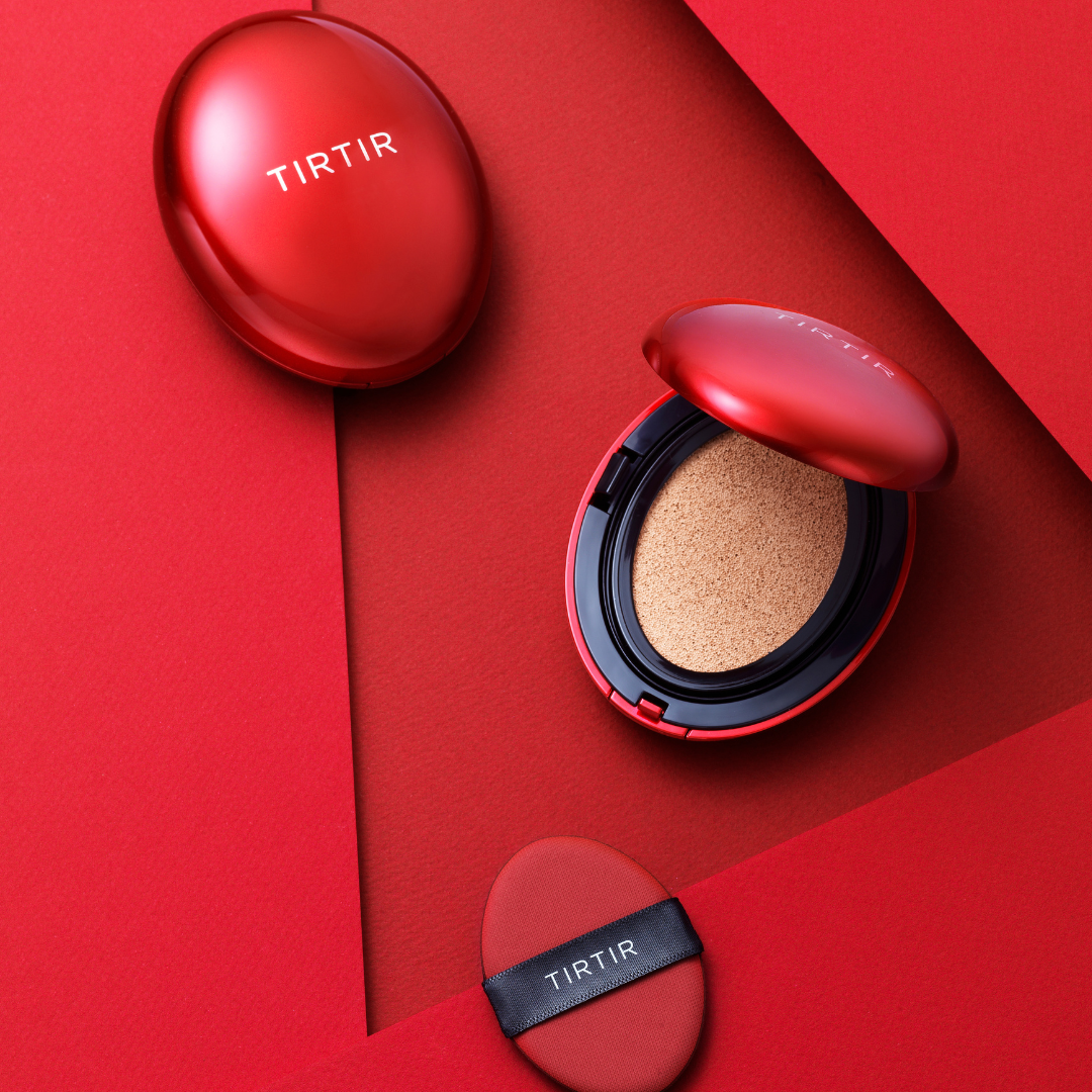 Brightening face powder with high coverage TIRTIR Mask Fit Red Cushion Foundation - Koreancare