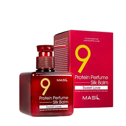 Conditioner for damaged hair with proteins, leave-in Masil 9 Protein Perfume Silk Balm Sweet Love - Koreancare