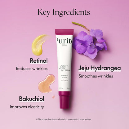 Purito Timeless Bloom Retinol Spot Cream 30ml detail view