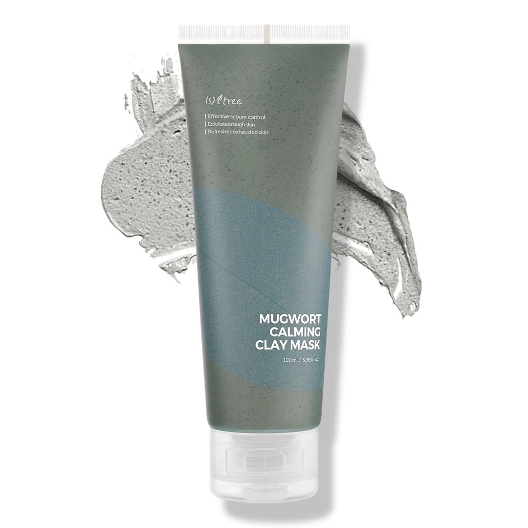 Face mask with six types of clay Isntree Mugwort Calming Clay Mask - Koreancare