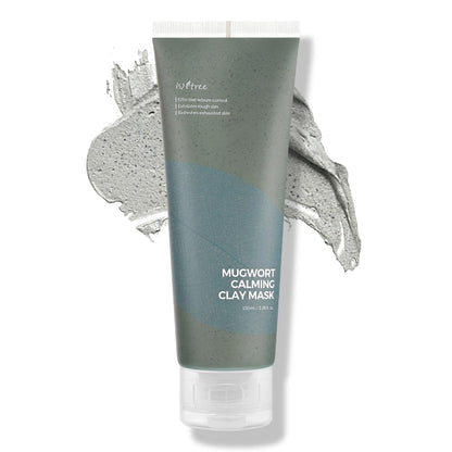 Face mask with six types of clay Isntree Mugwort Calming Clay Mask - Koreancare