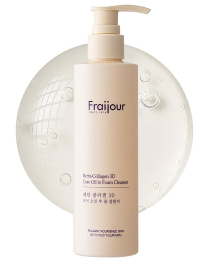 Fraijour Retin-Collagen 3D Core Oil to Foam Cleanser 210ml - Koreancare