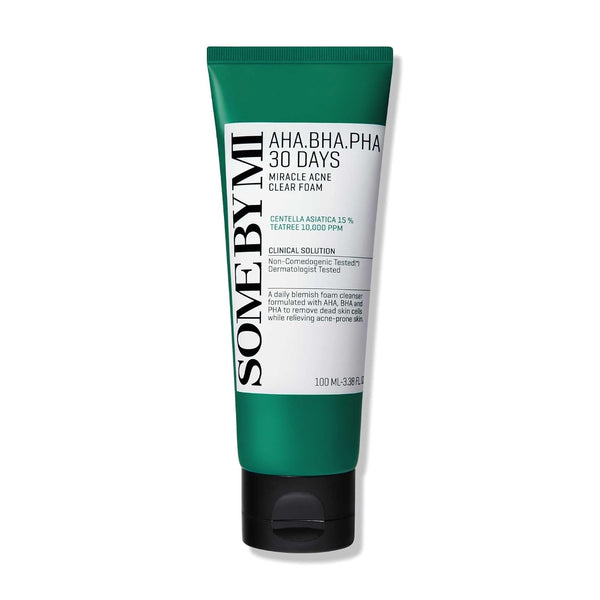 Καθαριστικός αφρός κατά της ακμής SOME BY MI AHA BHA PHA 30 Days Miracle Acne Clear Foam