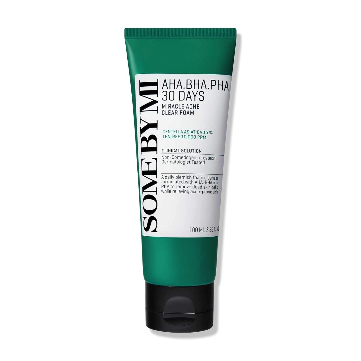 SOME BY MI AHA BHA PHA 30 Days Miracle Acne Clear Foam tube front packaging