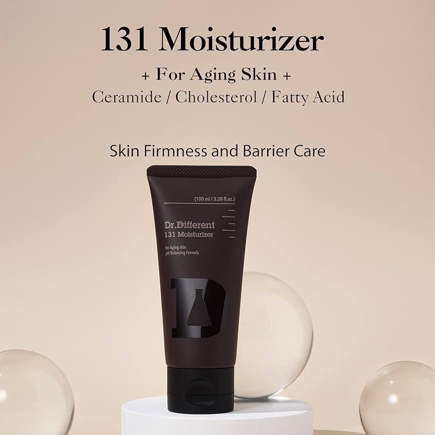 ANTI-AGING CREAM WITH CHOLESTEROL AND CERAMIDES FOR DRY AND SENSITIVE SKIN Dr, Different 131 Moisturizer 100ml - Koreancare